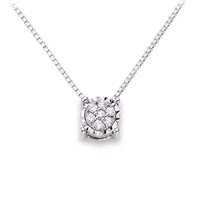 Collana Donna Oro Donna Luce in Oro bianco Diamante DHPF8501.004